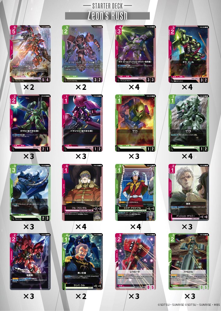 Zeon's Rush [ST03]