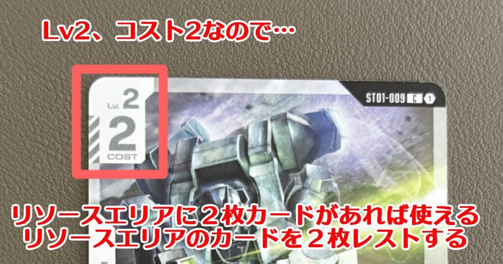 レベルとコスト