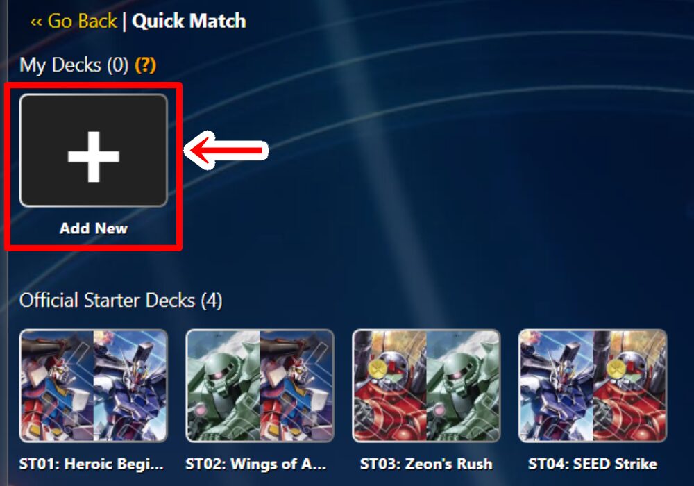 Add Newをクリック